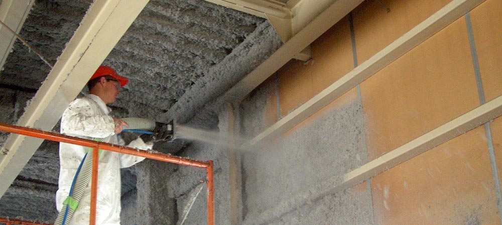 Fiber-Lite SATAC System Cellulose Insulation for Commercial Buildings